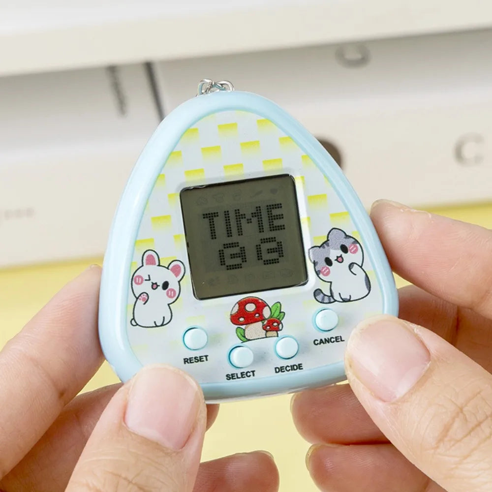 1PC Electronic Virtual Pet Toy, Original Digital Animal Game Machine with Pixel Screen, Nostalgic Tamagotchi Style Toys for Kids
