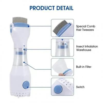 V Comb Anti Lice Electric Hair Comb Portable Travel Friendly
